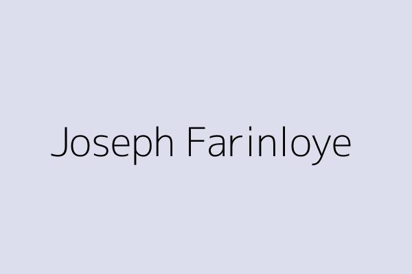 Joseph Farinloye